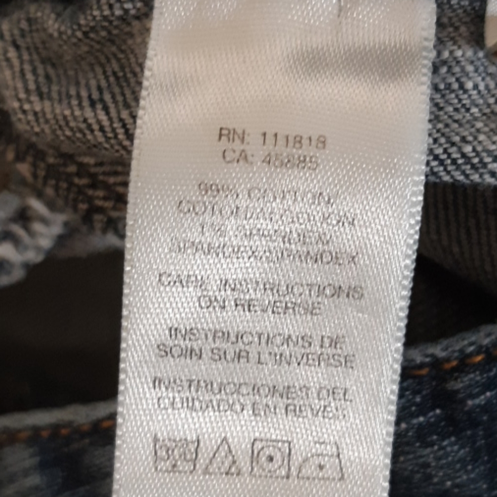 MK Michael Kors Womens Jeans sz 4 B22 Metal back pocket logo - Picture 10 of 15